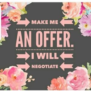 Reasonable offers accepted!